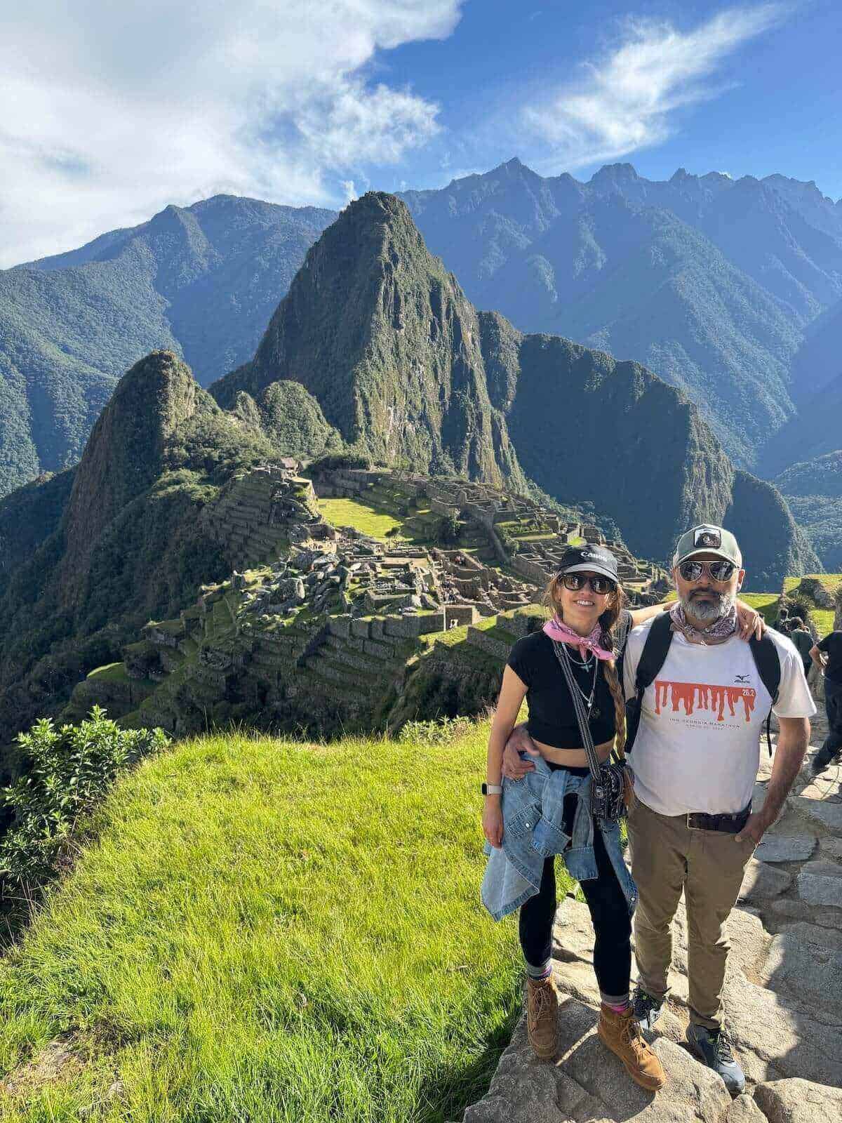 Vic and Lilly in Peru before their Ayahuasca experience