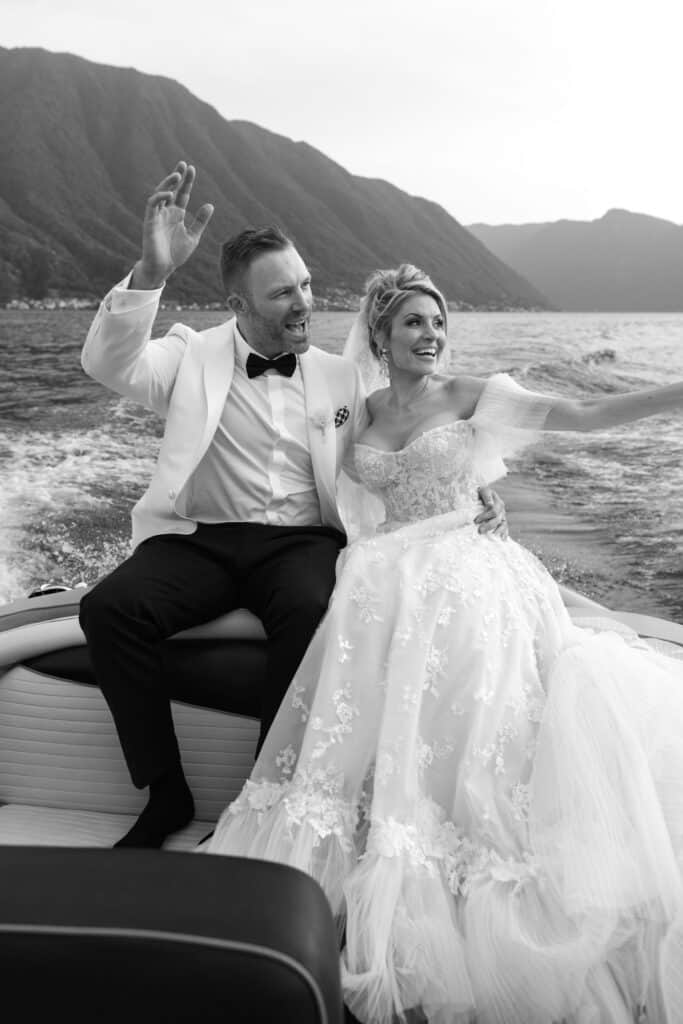 Lake Como wedding photographed by Lilly Red, an advocate against selling RAW images and upselling additional edits instead.